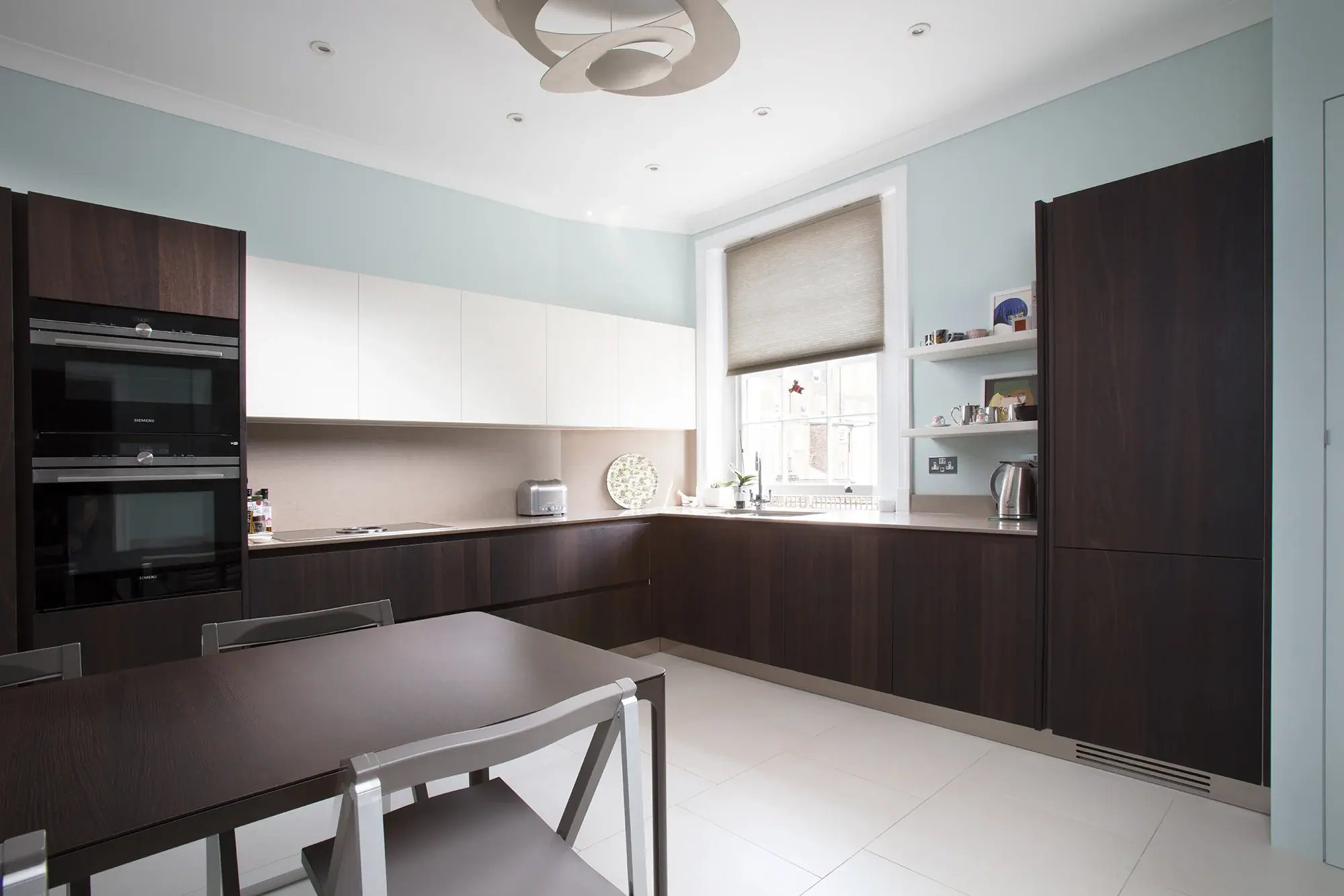 Lancaster Gate Kitchen, interior design by Studio Schubert in Lancaster Gate, W2